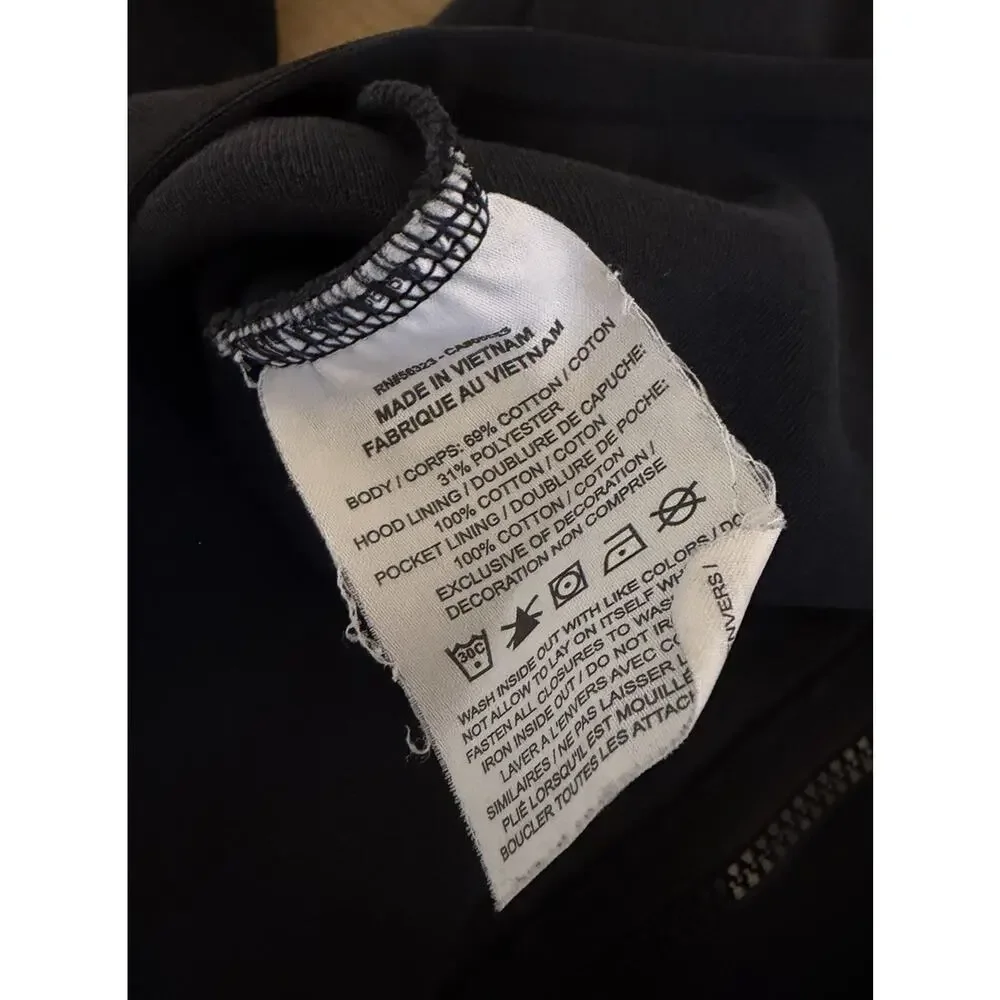 Nike Tech Fleece Full Zip Hoodie Boys L Black CU9223-010 Youth Jacket